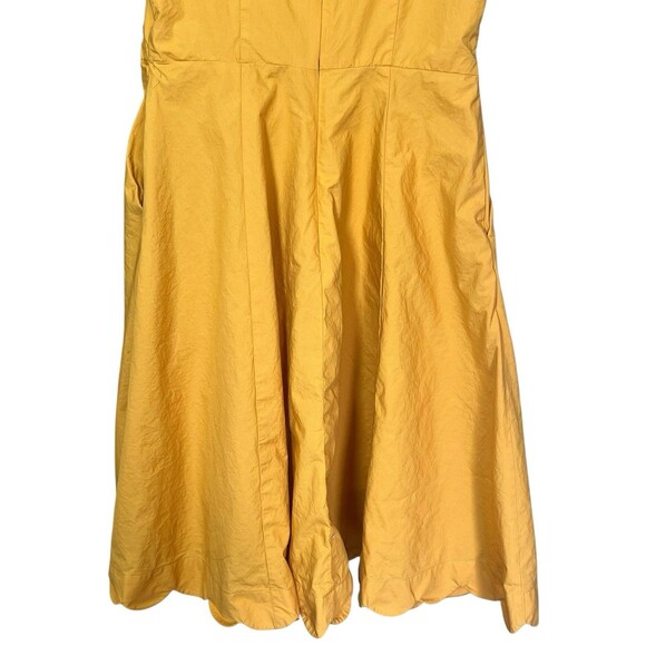 Boden Womens Yellow Sunflower Judith Poplin Sleeveless Fit &‎ Flare Dress size 4 - Picture 12 of 15